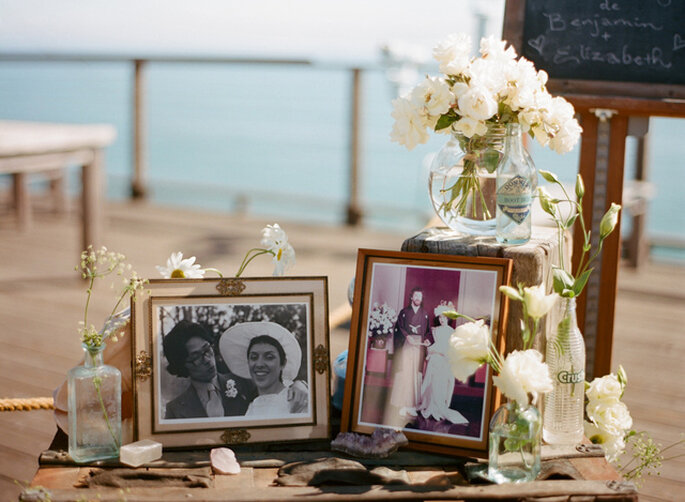 Elizabeth + Benjamin en vintage chic. Foto: Esther Sun