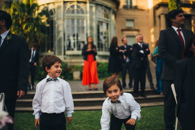 Virginia & Martín en su casamiento en el Palacio Sans Souci. Foto: Gus Hildebrandt