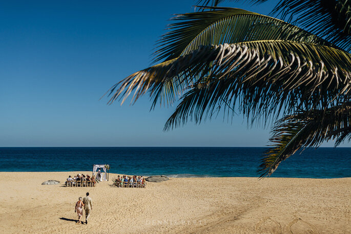 Real Wedding: La boda perfecta en Playa Pedregal, Los Cabos - Foto Dennis Berti