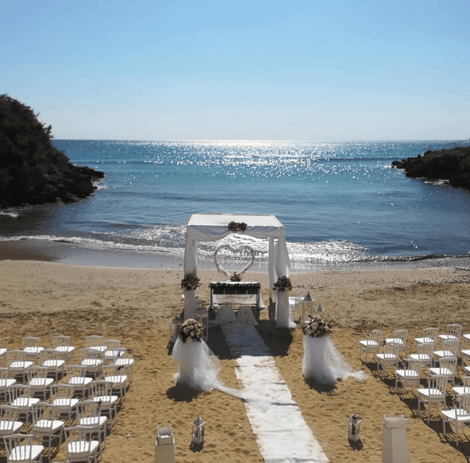 Mon Rêve Resort, gazebo per cerimonia, sfondo mare