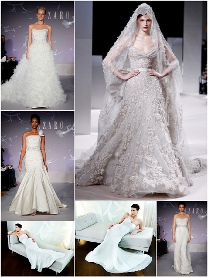 As top tendências para os vestidos de noiva em 2012