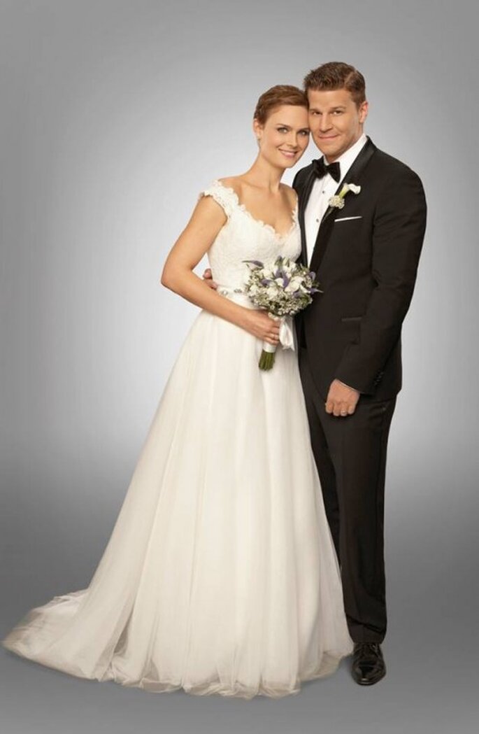 La boda de Booth y Brennan de la serie "Bones" - Foto FOX