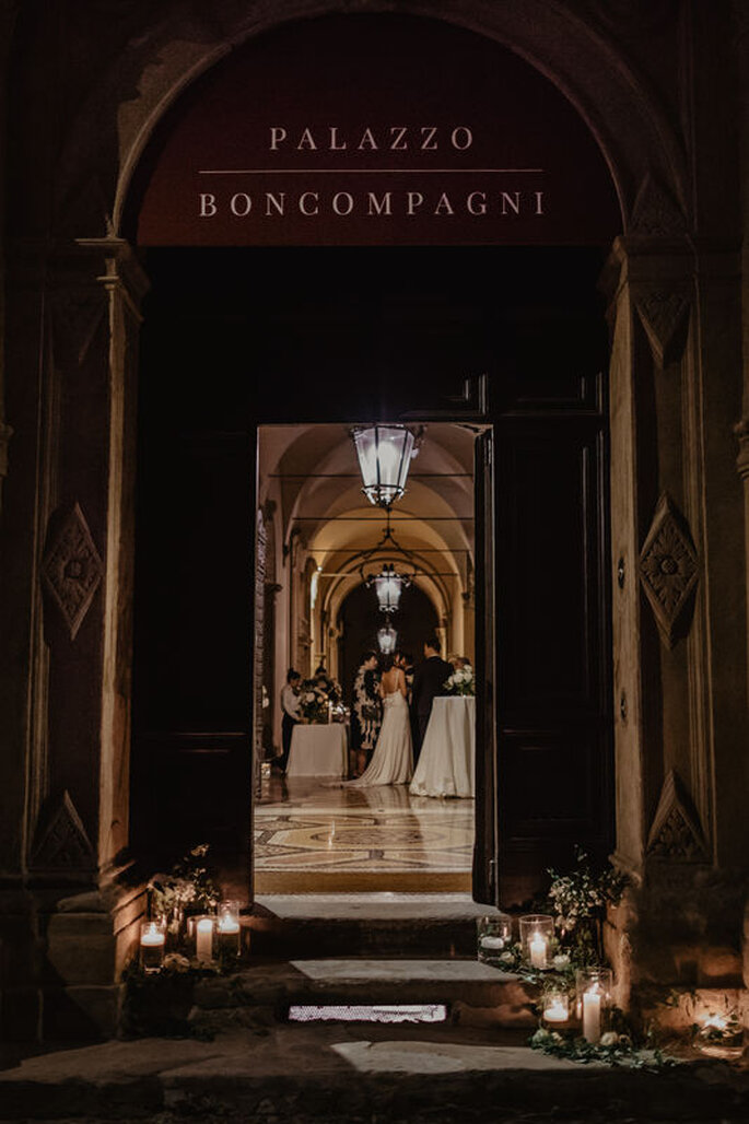 Prospettive e fughe di stanze a Palazzo Boncompagni