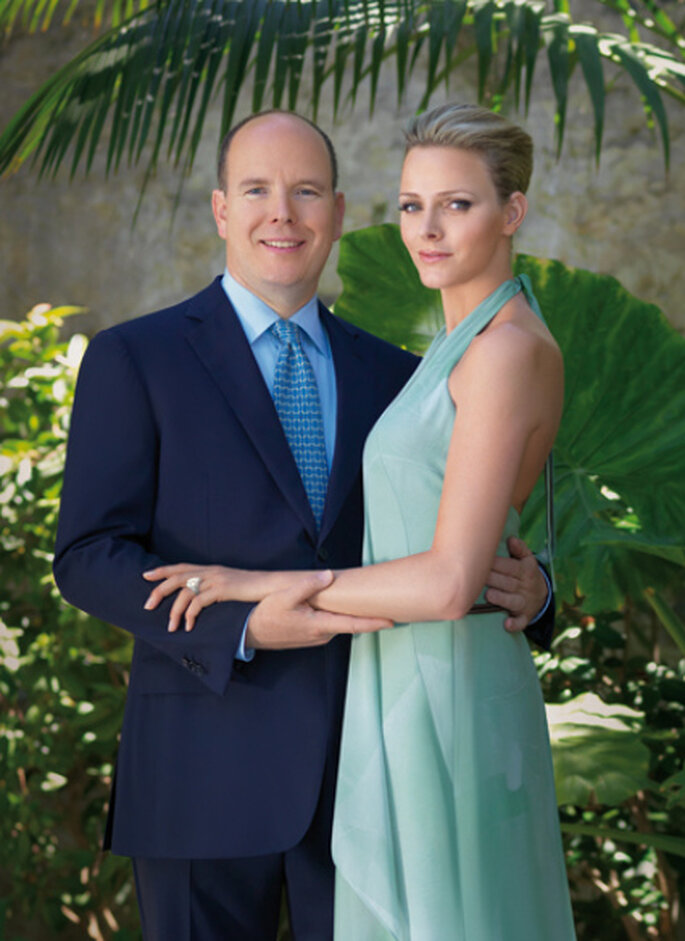 Prince Albert II de Monaco et Charlene Wittstock. Mariage royal. Photo : gala.de