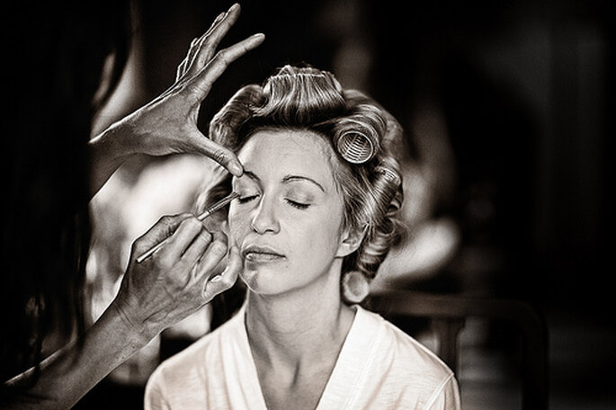 Suivez les tendances maquillage de mariée 2014 - Photo : Kevin Mullins
