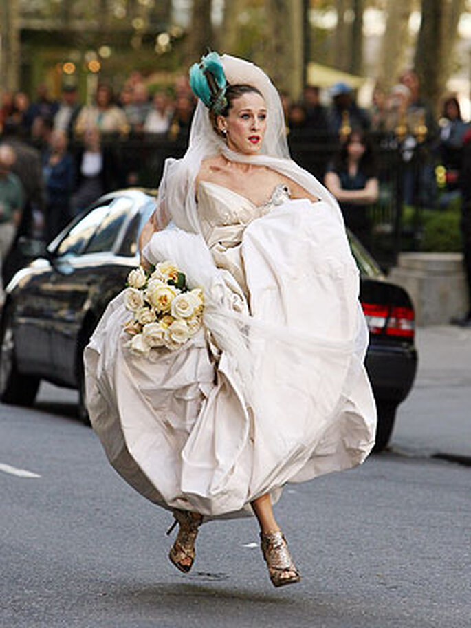 Vestido de novia de Carrie Bradshaw
