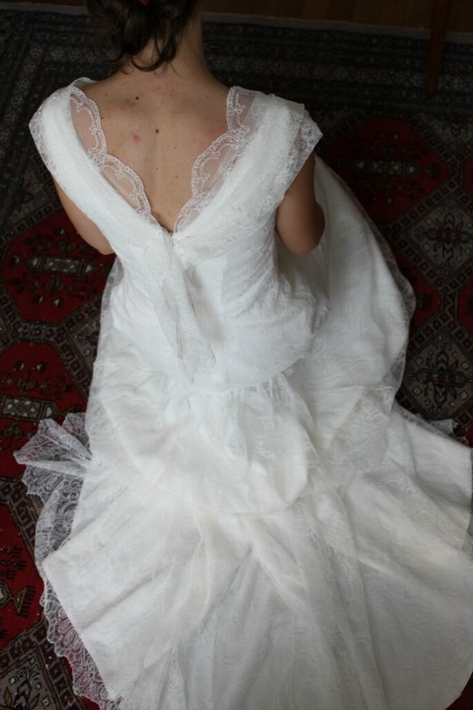Robe de mariée élégante, toute en séduction et en douceur - Photo : Pascal de Lavernette