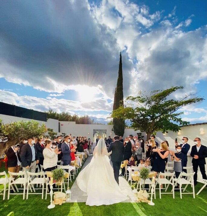 Cérémonie de mariage en plein air