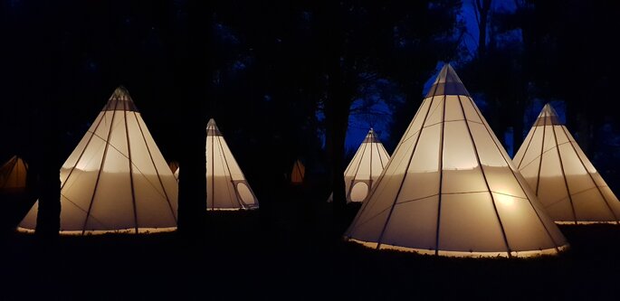 Tipi - logement insolite - Les Charmes de Bailly 