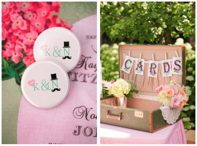 Una boda increíble con detalles en color verde y rosa - Foto Katelyn James
