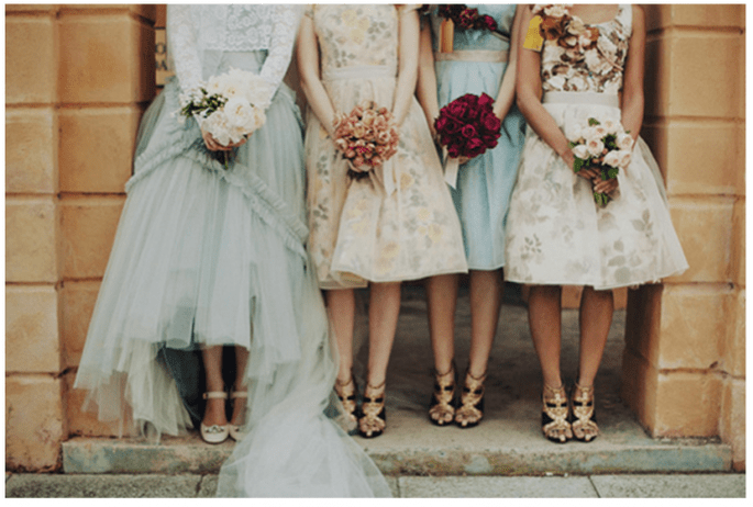 Vestidos en tendencia para tus damas de boda 2014 - Foto Samm Blake