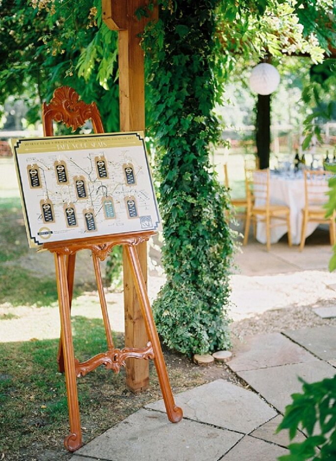 Boda retro en colores esmeralda y dorado - Foto de CKB Photography