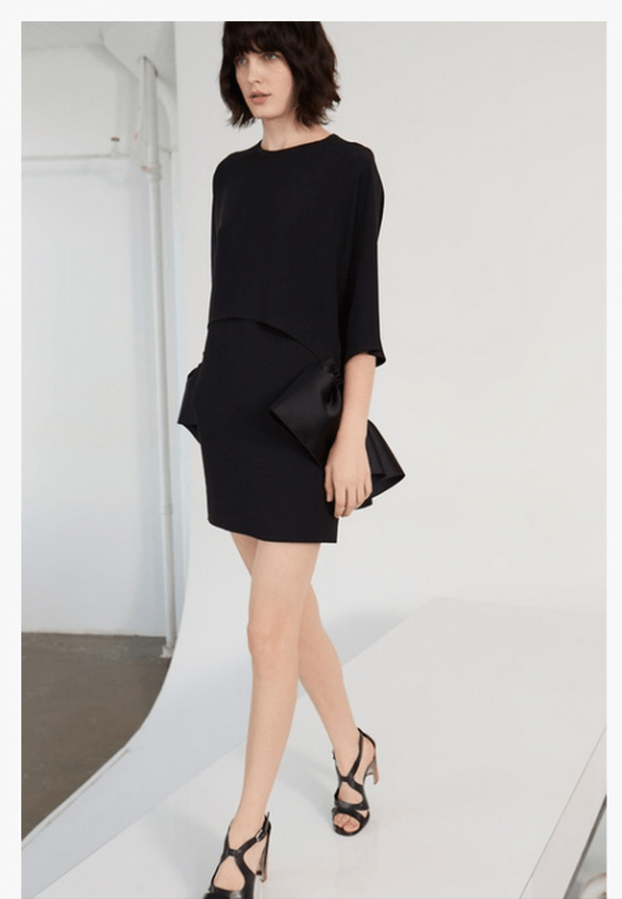 Vestido corto en color negro para bodas 2014 - Foto Stella McCartney