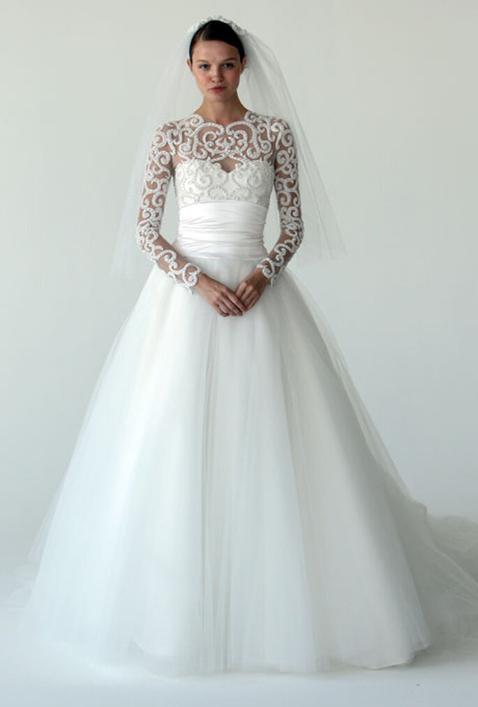Vestido de novia de Marchesa - Otoño 2012