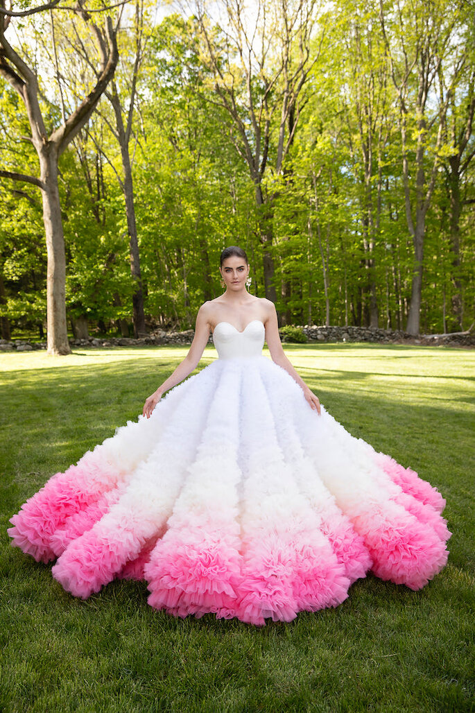 80 vestidos de novia de color: ¡diseños originales para causar furor!