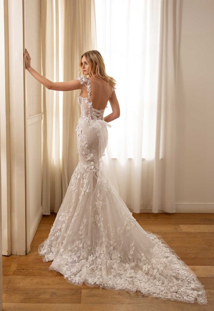 Vestidos de novia corte sirena online 2018