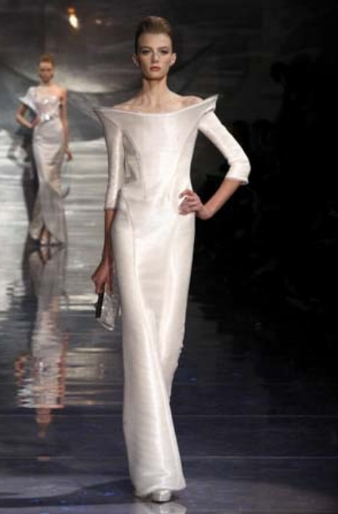 Vestidos de novia Armani 2011, diseñador del vestido de novia de Charlene Wittstock