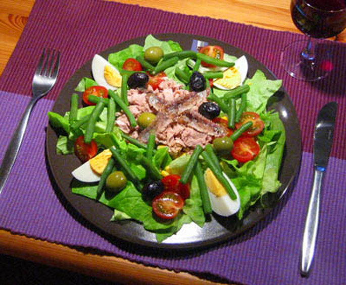 Bon et équilibré: une salade composée