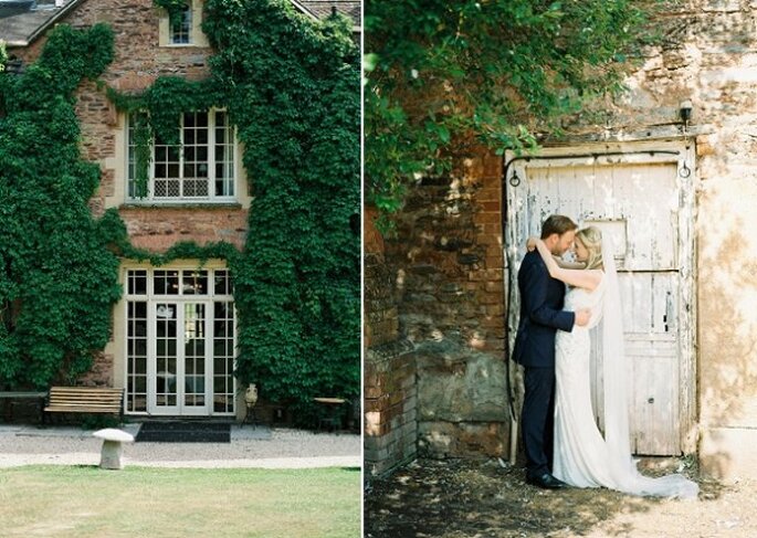 Boda retro en colores esmeralda y dorado - Foto de CKB Photography