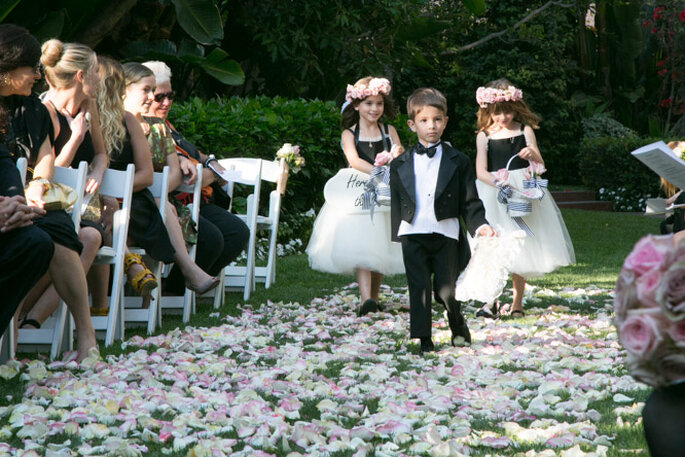 Boda en Beverly Hills al estilo Old Hollywood. Foto: Michael Segal Photography