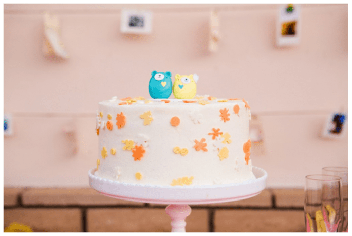 Muñequitos divertidos para el pastel de bodas - Foto Rachel Thurston