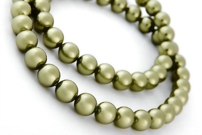 Collier Boule de Coton pour une mariée raffinée - Photo : Poésie des Perles