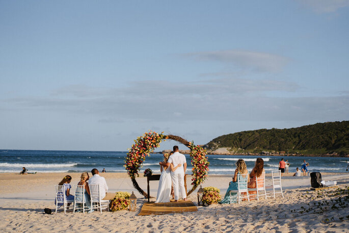 Village Praia do Rosa destination wedding em Santa Catarina