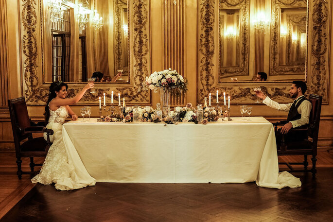 Noivos no Palácio Ateneu Comercial - Porto 