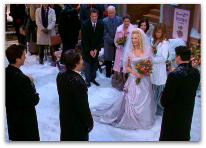 Mariage total urbain et romantique pour Phoebe ! Photo: Warner Bros