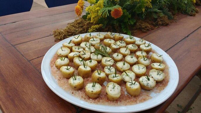 Buffet para casamento vegetariano