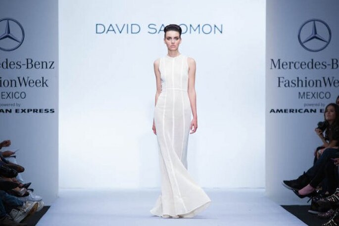 Vestidos de novia 2015 con un tinte hippie - Foto David Salomón en MBFWMX