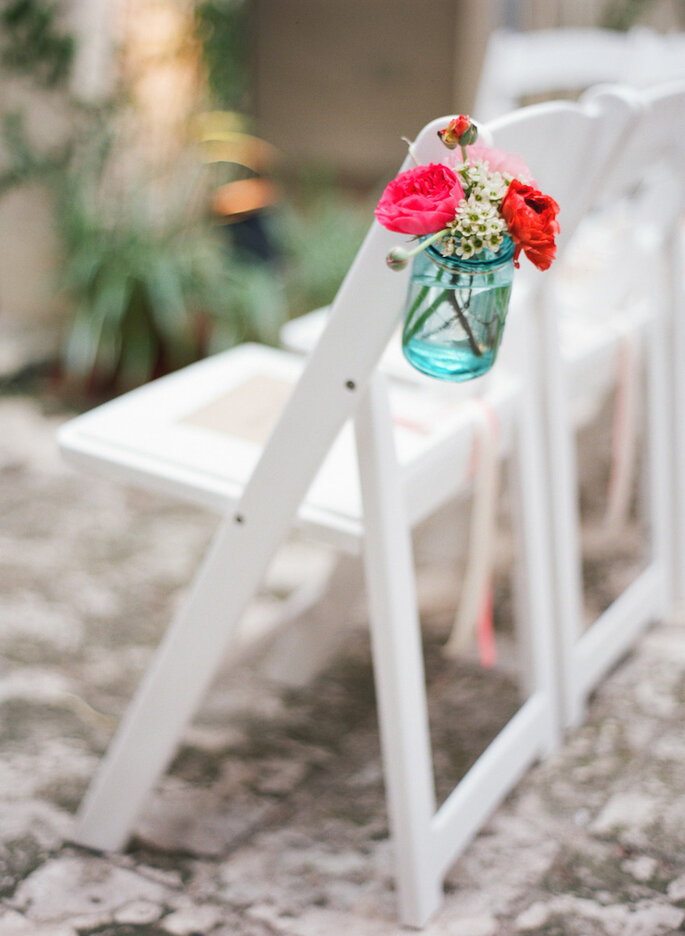 Las ideas más originales para usar los mason jars en tu boda - Kat Braman