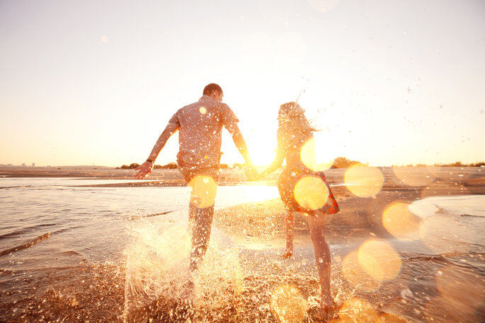 Coupleshoot. Pärchen am Strand