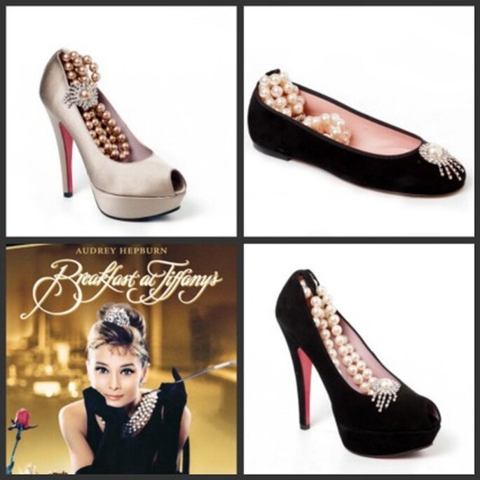 Zapatos de novia inspirados en "Desayuno con diamantes" - Pretty Ballerinas y Úrsula Mascaró