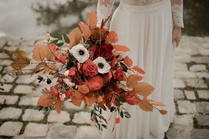 Bouquet de mariée par Aude Rose - Fleuriste - Région parisienne