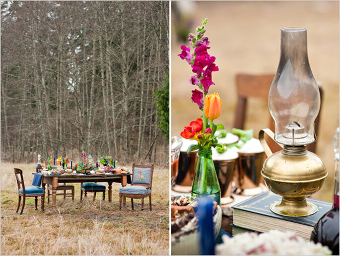 Una boda espectacular inspirada en Los juegos del hambre - Foto Courtney Clarke Photography