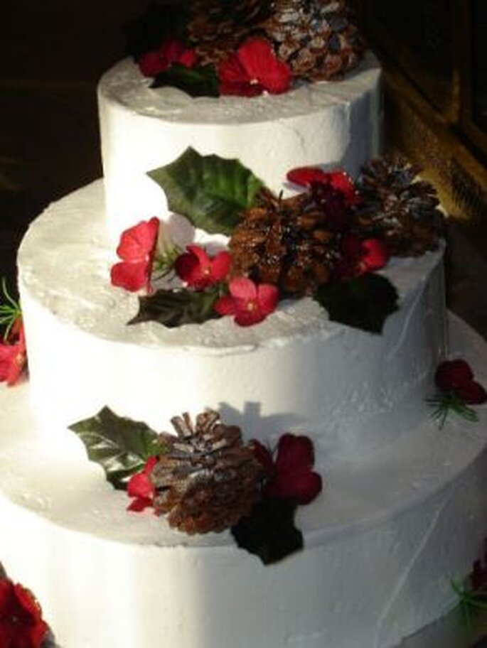 Torta de boda de Navidad - www.pourfemme.it