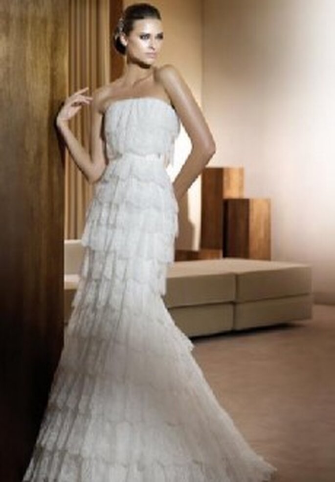 Colección de vestidos de novia en encaje 2011