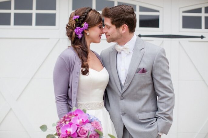 La boda de tus sueños con acentos en Radiant Orchid - Fotos de Katelyn James