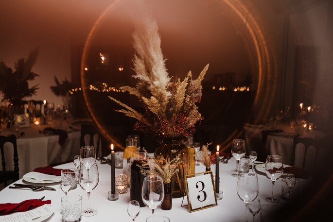 Napoje na wesele na stole weselników (Fot: Kinga Rybarczyk)