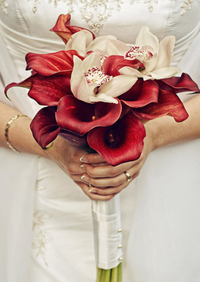 Bouquet de mariée minimaliste. Photo: Tu boda en Rosa
