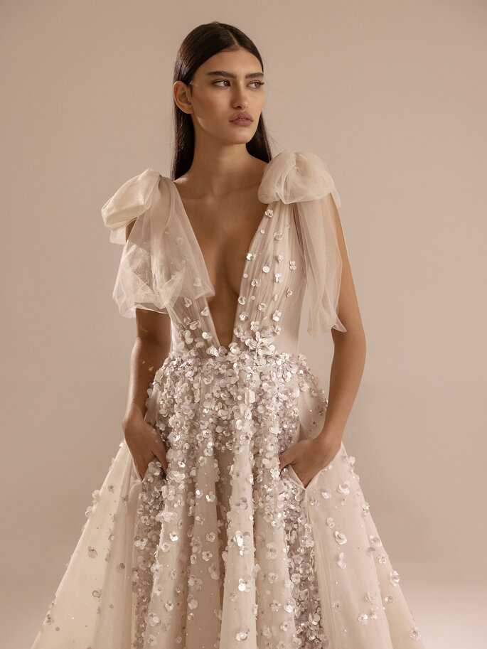 Nouvelle collection de robes de mariée à retrouver au Printemps Haussmann