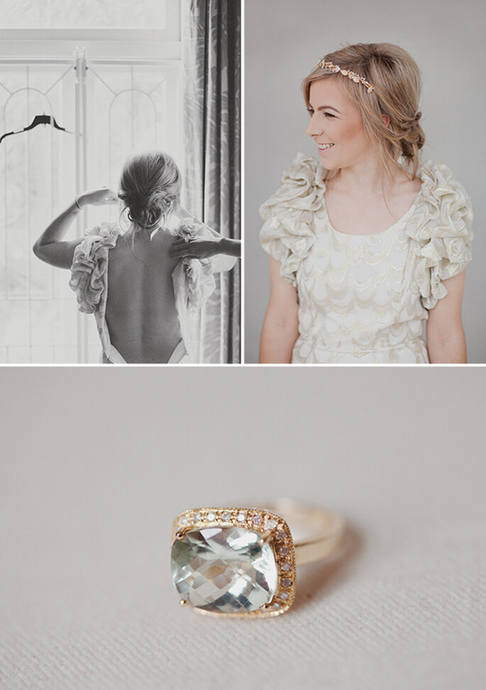 Detalles en color gris sutil para tu boda - Foto Benjamin and Elise Photography