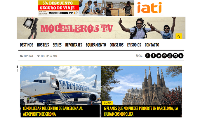 Mochileros tv best sale