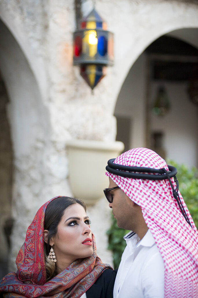 Ensaio pré wedding no Qatar