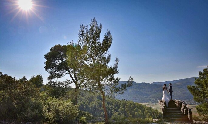 Deux mariés se disent « oui » en Provence, en plein cœur de la nature 