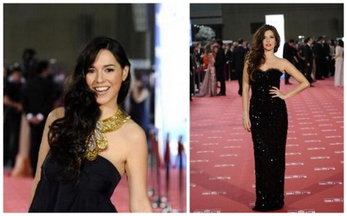 Cristina Brondo y Angie Cepeda Premios Goya 2012. 