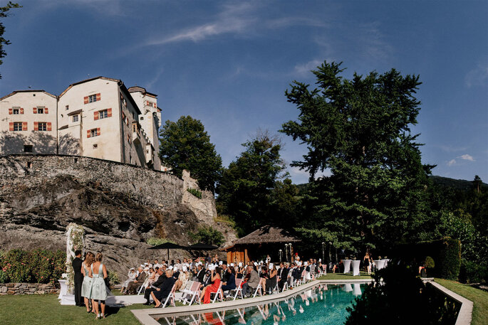 Atemberaubende Schlosshochzeit in den Tiroler Bergen