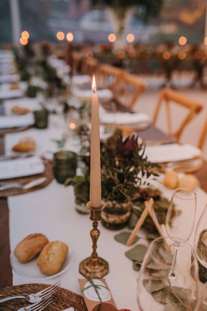 mesa boda decorada
