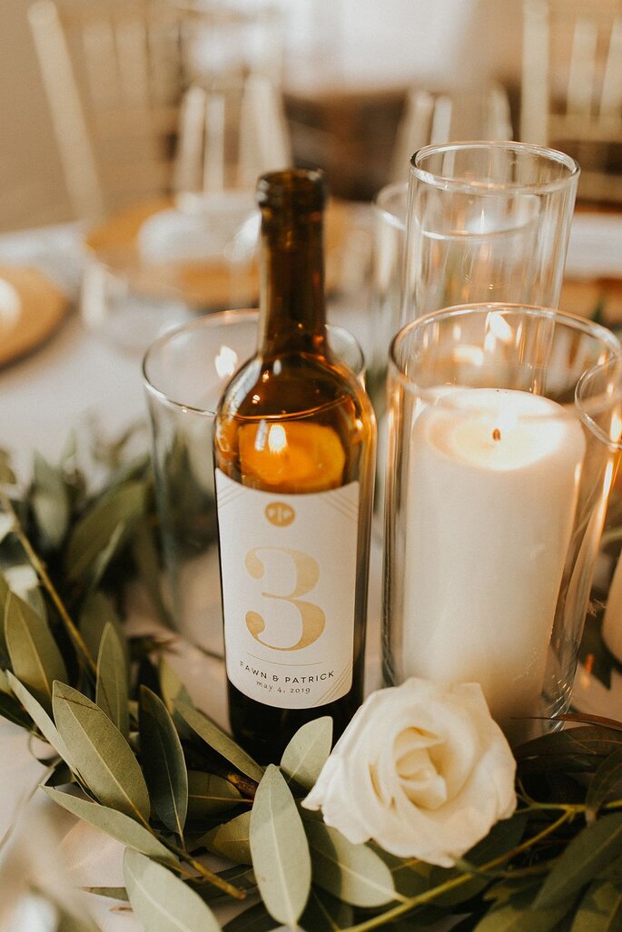 matrimonio tema vino